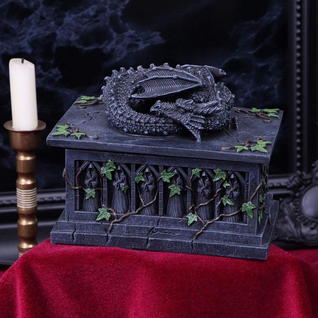 Dragon Ivy Tarot Card Holder Box NOW102