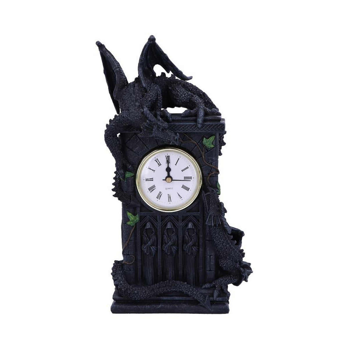 Duelling Dragons Clock Dragon Ivy Mantel Clock NOW114