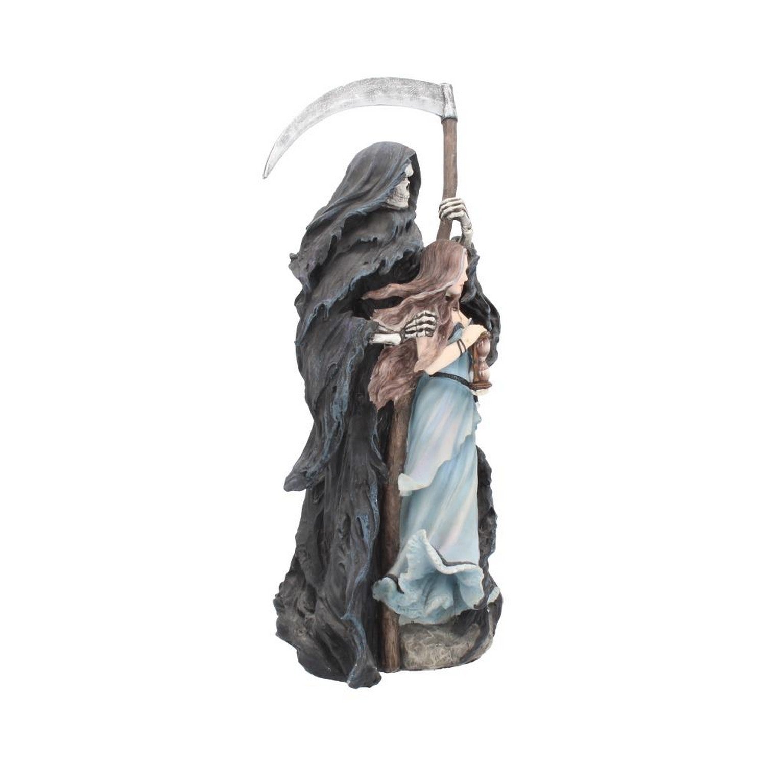 Summon The Reaper Gothic Figurine By Anne Stokes Woman and Reaper Ornament NOW4008