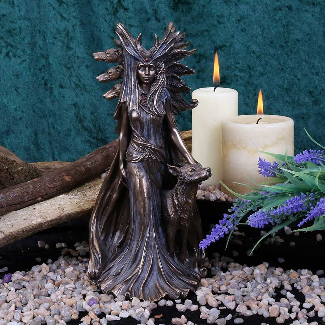 Hekate Bronze Figurine by Marc Potts Greek Goddess Ornament NOW4020