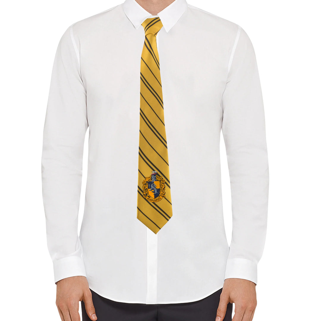 Harry Potter Necktie Hufflepuff woven logo CR1134