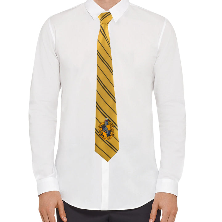 Harry Potter Necktie Hufflepuff woven logo CR1134