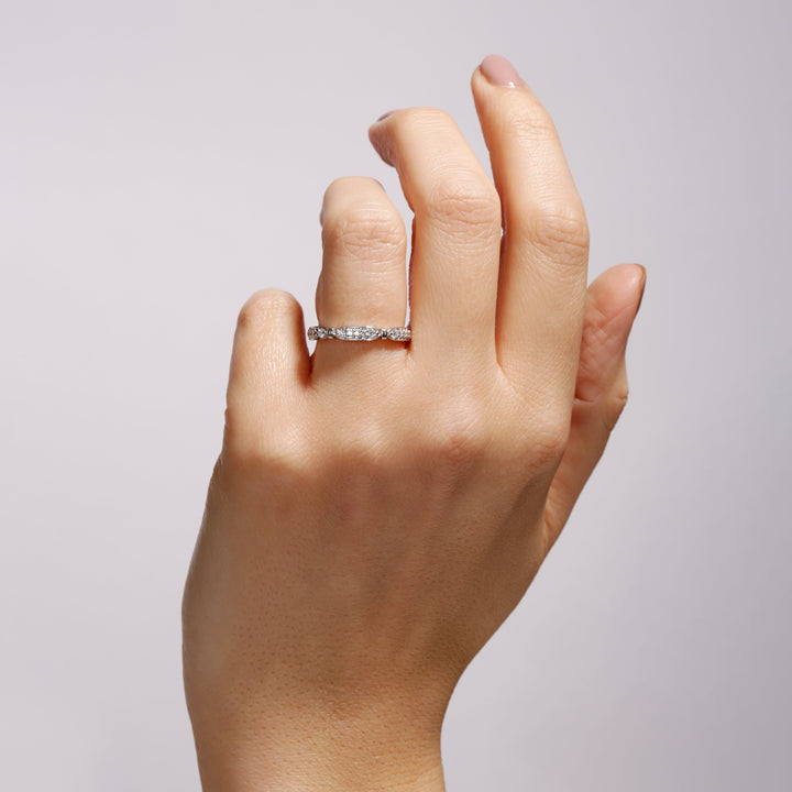 Nova | 9ct White Gold 0.20ct tw Lab Grown Diamond Eternity Band Ring