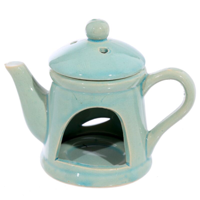 Eden Ceramic Teapot Oil Burner with Lid OB196