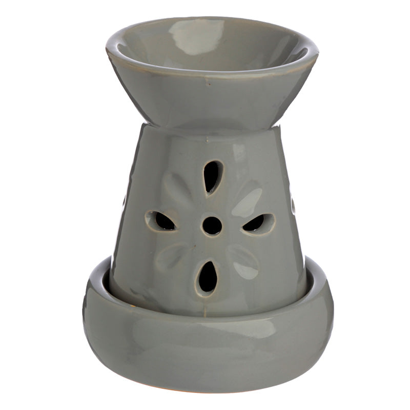 Eden Ceramic Oil & Wax Melt Burner with Flower Cut-out OB320