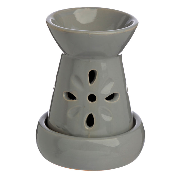 Eden Ceramic Oil & Wax Melt Burner with Flower Cut-out OB320