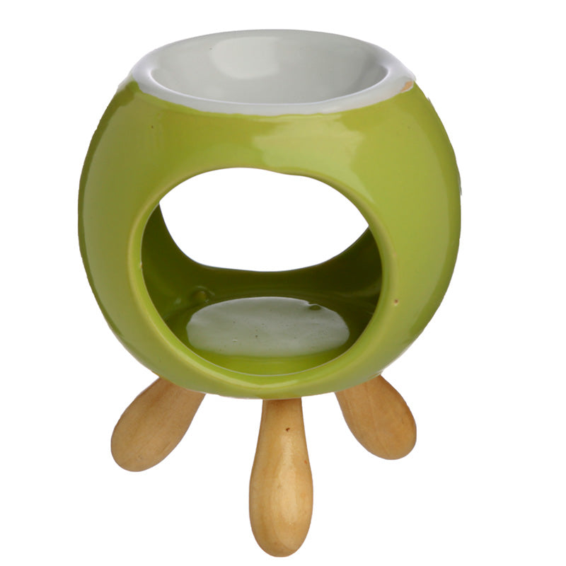Eden Round Ceramic Oil Burner with Feet OB341
