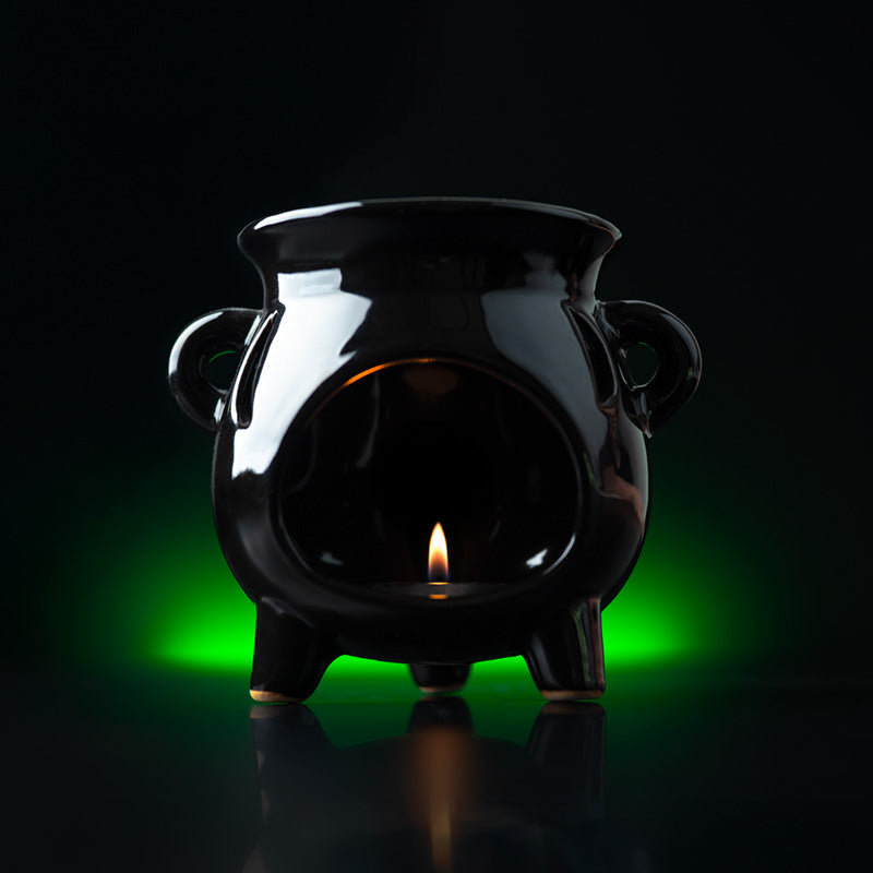 Eden Large Black Cauldron Oil Burner OB346