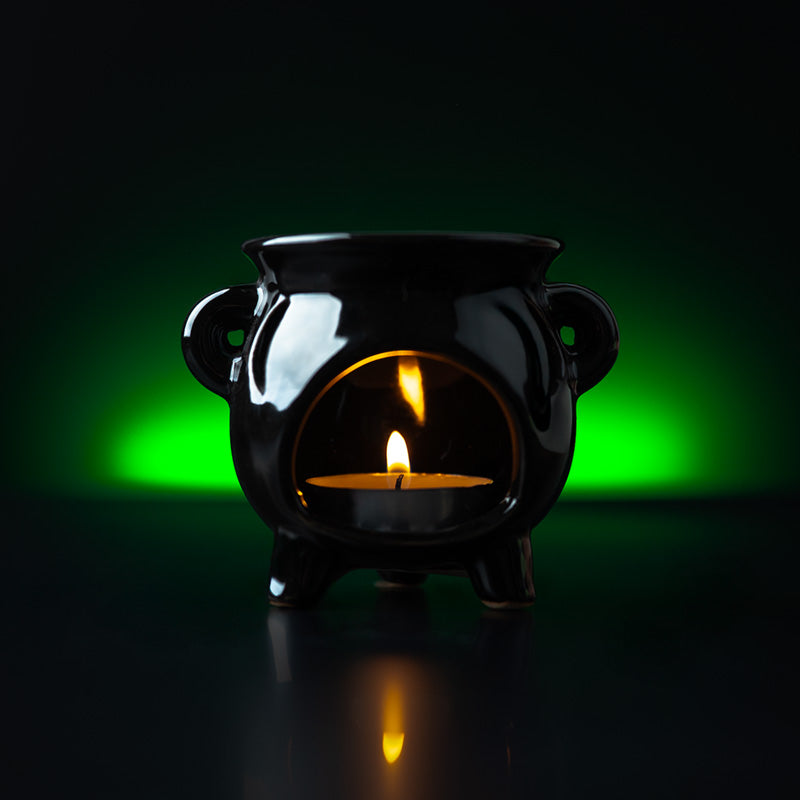 Eden Small Black Cauldron Oil Burner OB347