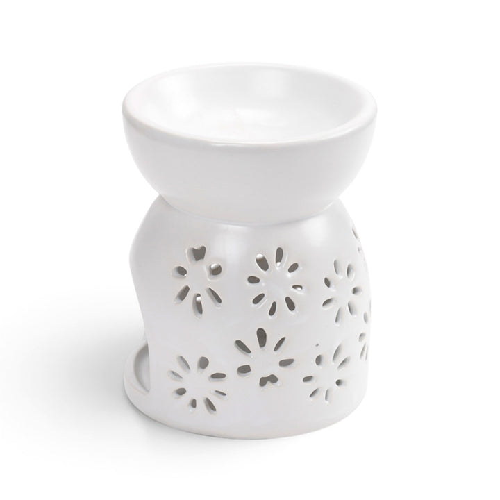 Eden Daisy Cut Out Ceramic Oil & Wax Melt Burner OB370