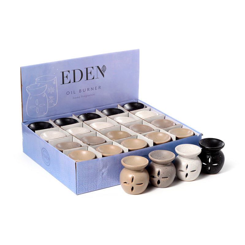Eden Small Stone Effect Flower Cutout Oil Burner OB407