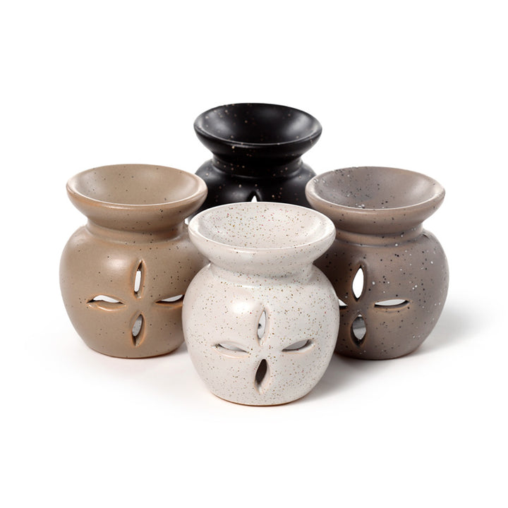 Eden Small Stone Effect Flower Cutout Oil Burner OB407