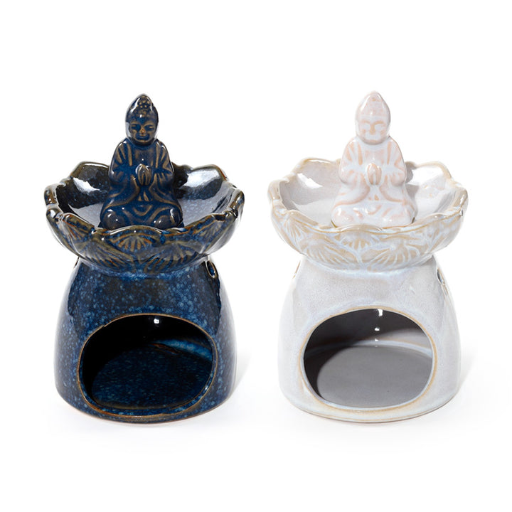 Eden Thai Buddha Lotus Flower Dish Oil Burner OB417