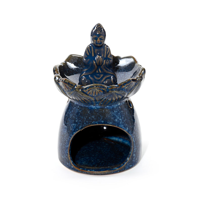Eden Thai Buddha Lotus Flower Dish Oil Burner OB417