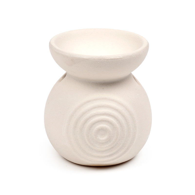 Eden Small Speckled Spiral Embossed Oil Burner OB422
