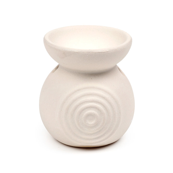 Eden Small Speckled Spiral Embossed Oil Burner OB422