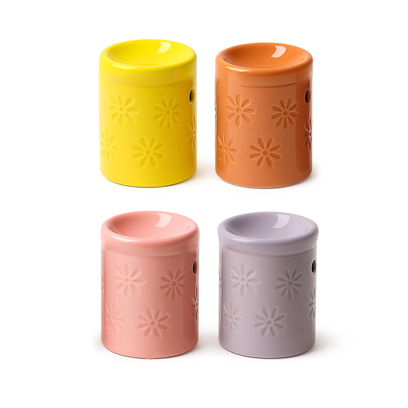 Mother's Day Mum Flower Motif Ceramic Oil Burner OB431
