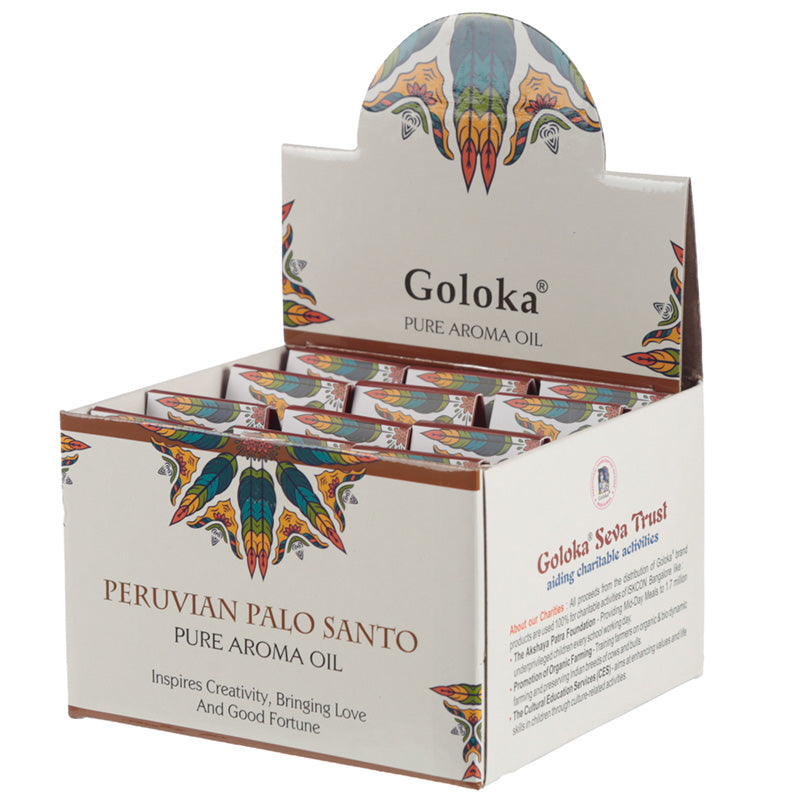 Goloka Aroma Oil Peruvian Palo Santo 10ml OILG01