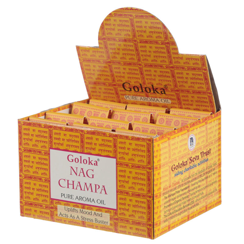 Goloka Aroma Oil Nag Champa 10ml OILG05
