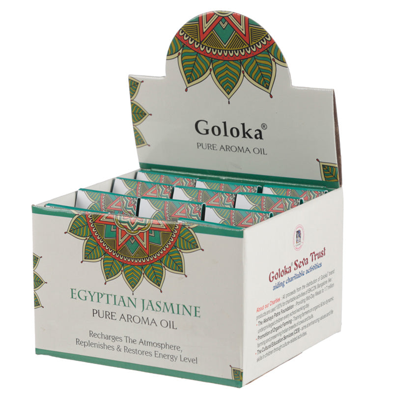 Goloka Aroma Oil Egyptian Jasmine 10ml OILG07