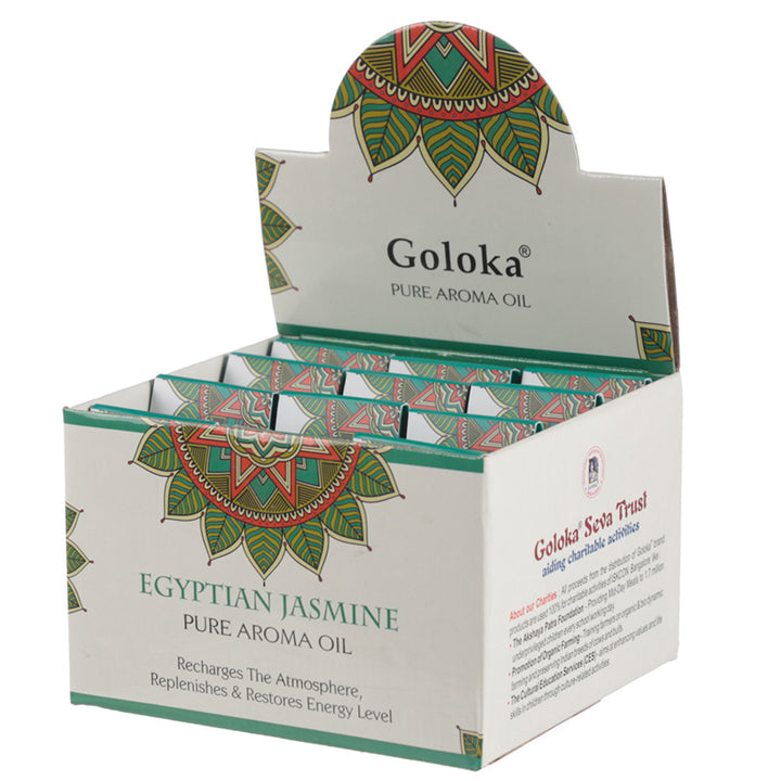 Goloka Aroma Oil Egyptian Jasmine 10ml OILG07