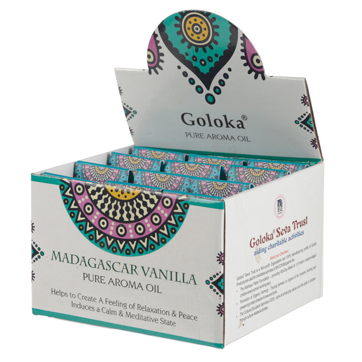 Goloka Aroma Oil Madagascar Vanilla 10ml OILG09