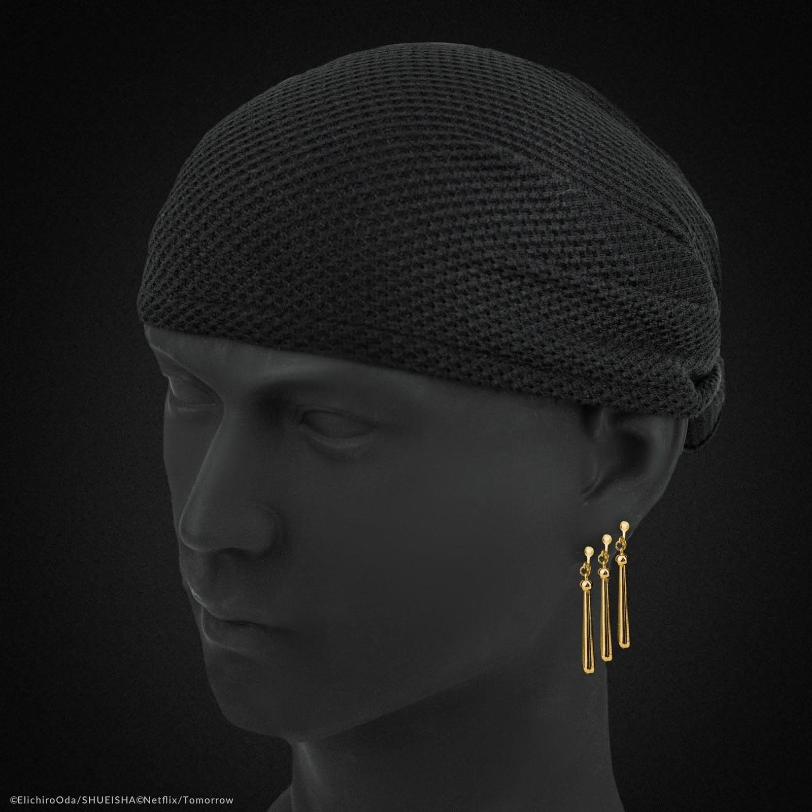 One Piece Zoro Bandana & Earring Set CR1990