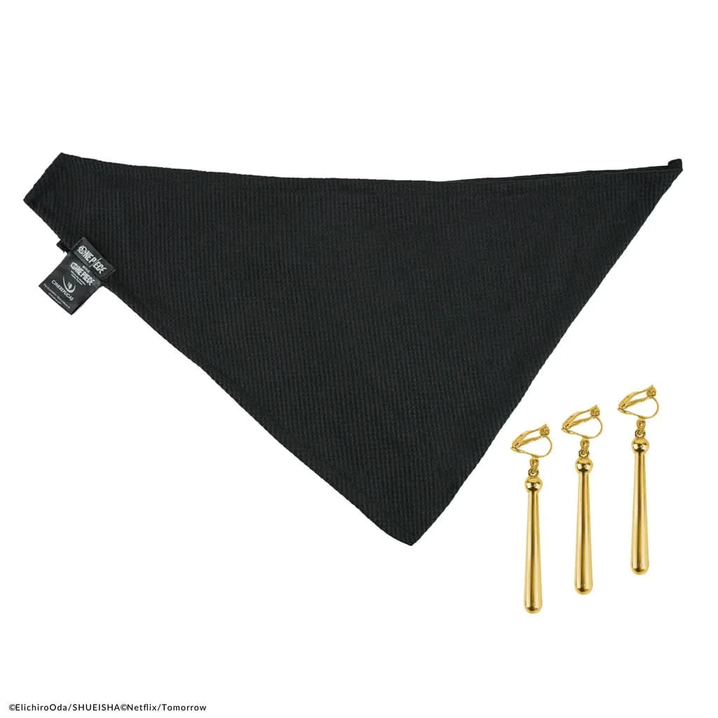 One Piece Zoro Bandana & Earring Set CR1990