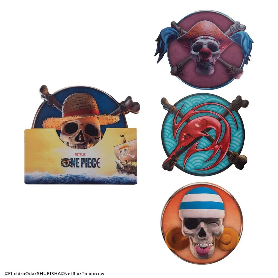 One Piece Set Of 4 One Piece Characters Series 1 Coasters CR4190