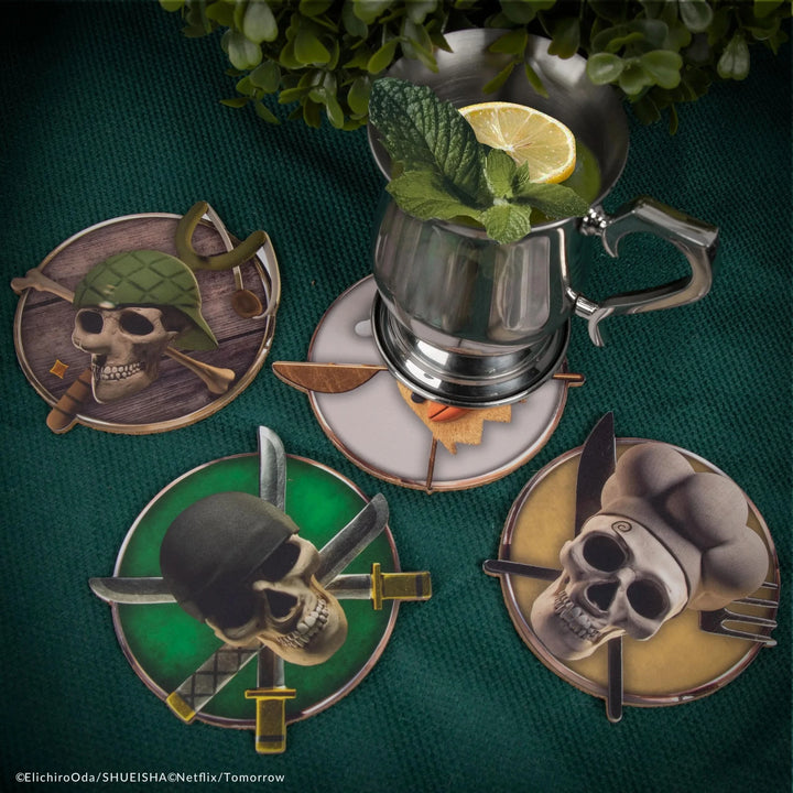 One Piece Set Of 4 One Piece Characters Series 2 Coasters CR4191
