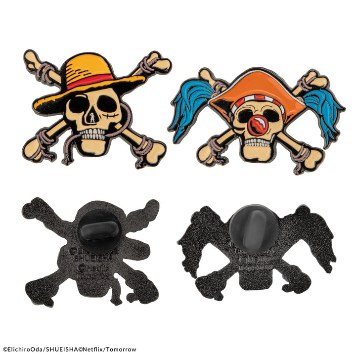 One Piece Pin Set Of 2 Luffy & Buggy CR3292