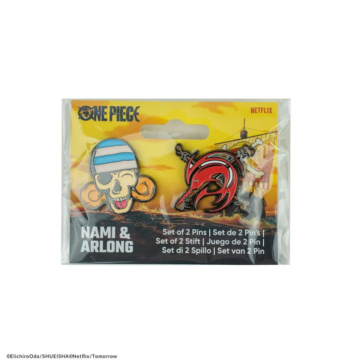 One Piece Pin Set Of 2 Nami & Arlong CR3294
