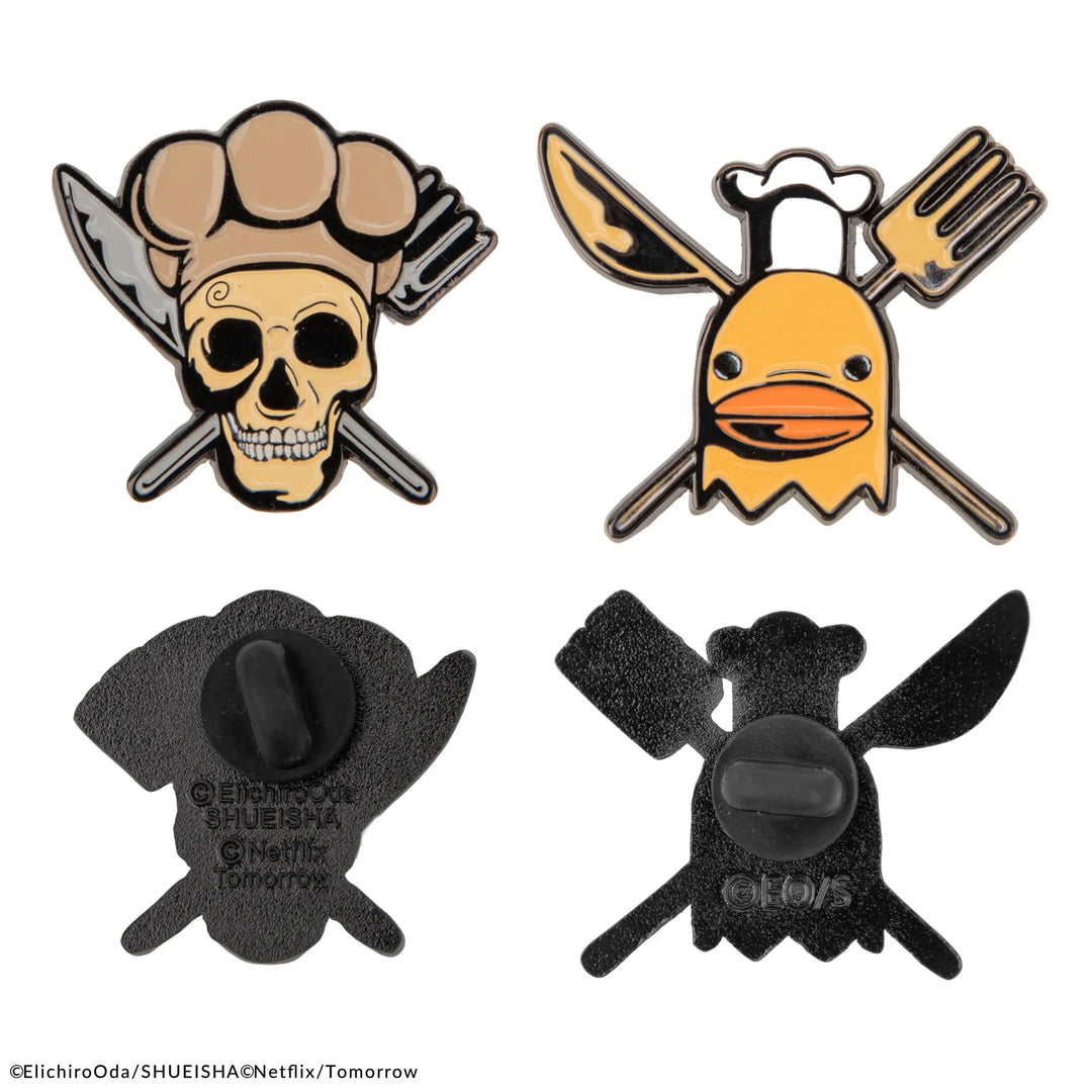One Piece Pin Set Of 2 Sanji & Zeff CR3295