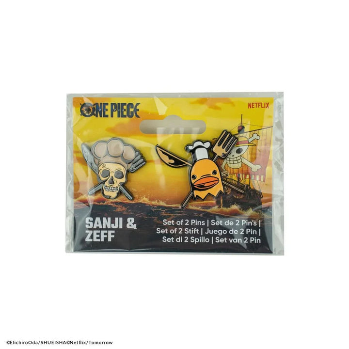 One Piece Pin Set Of 2 Sanji & Zeff CR3295