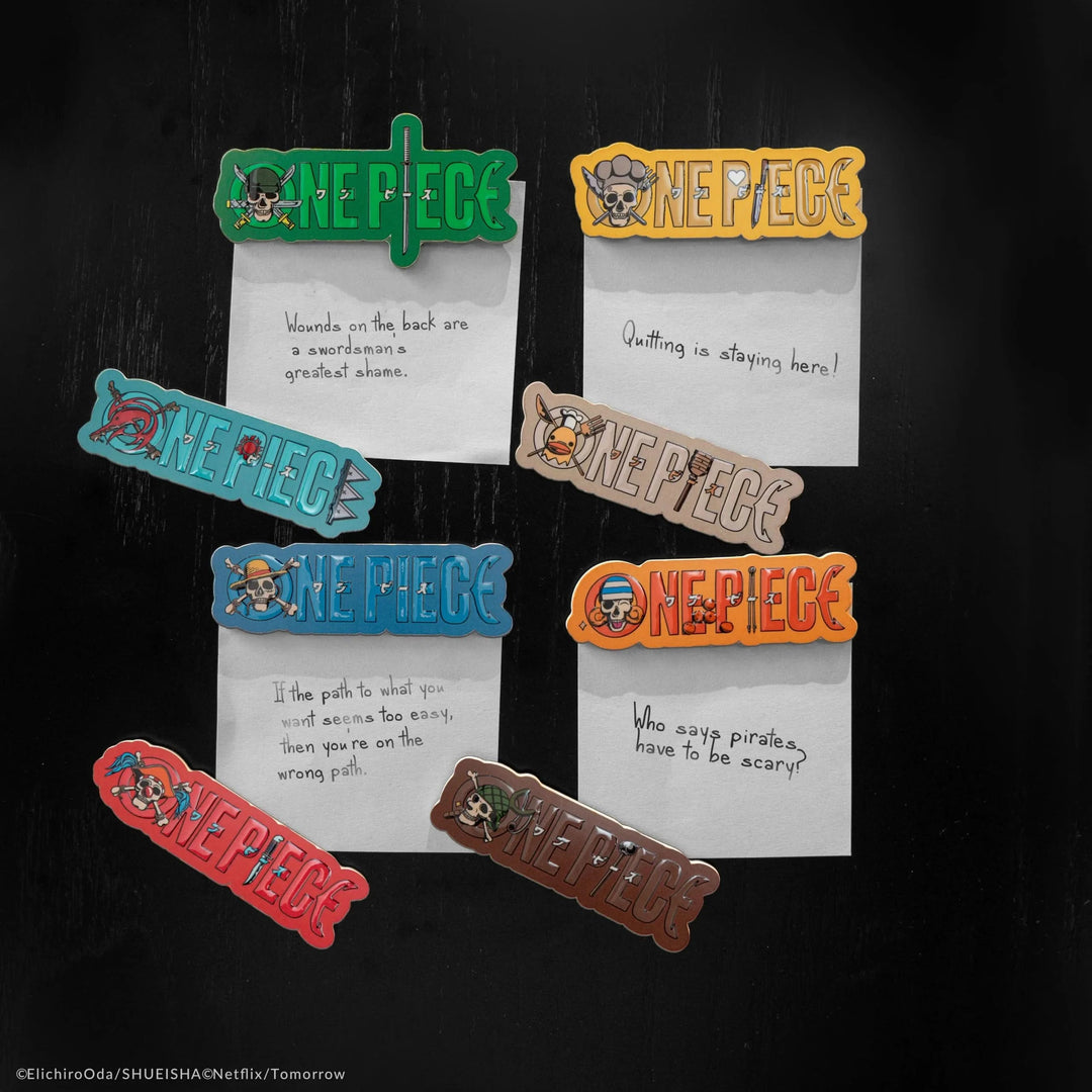 One Piece Set Of 8 One Piece Title Sequence Magnets CR3291