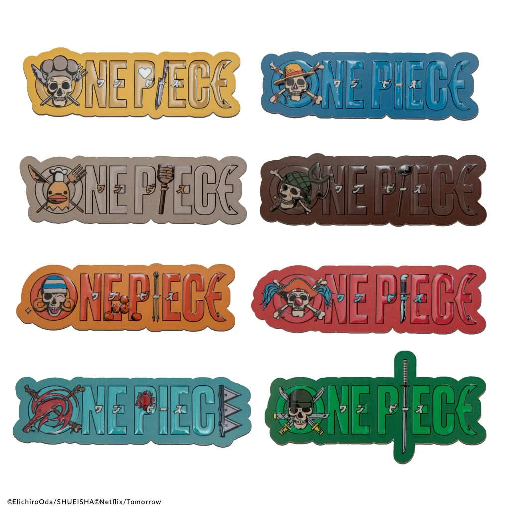 One Piece Set Of 8 One Piece Title Sequence Magnets CR3291