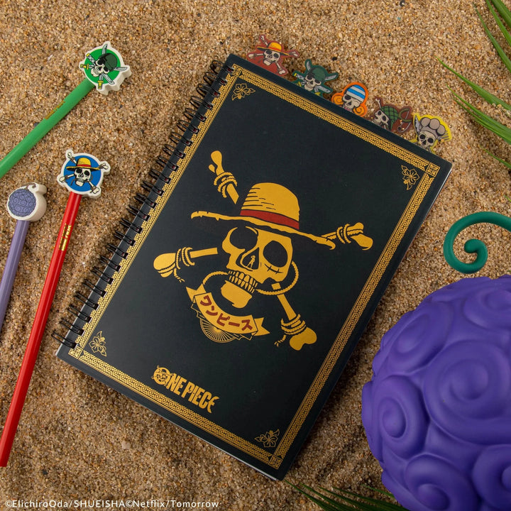 One Piece Straw Hat Pirates Tabbed Notebook CR5192