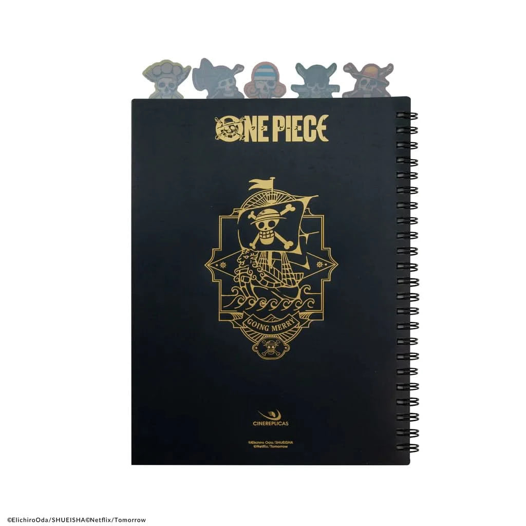 One Piece Straw Hat Pirates Tabbed Notebook CR5192
