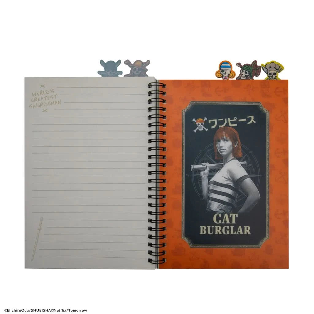 One Piece Straw Hat Pirates Tabbed Notebook CR5192