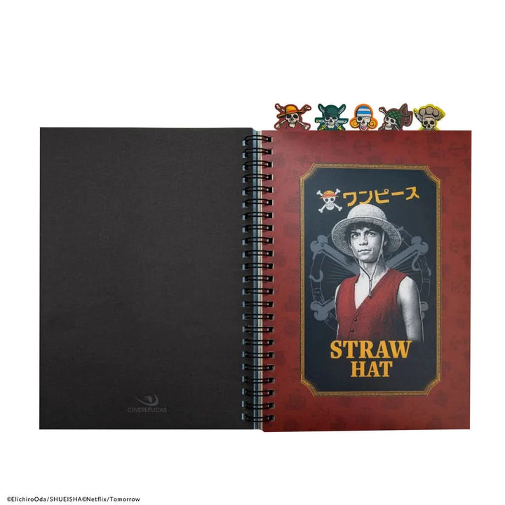 One Piece Straw Hat Pirates Tabbed Notebook CR5192