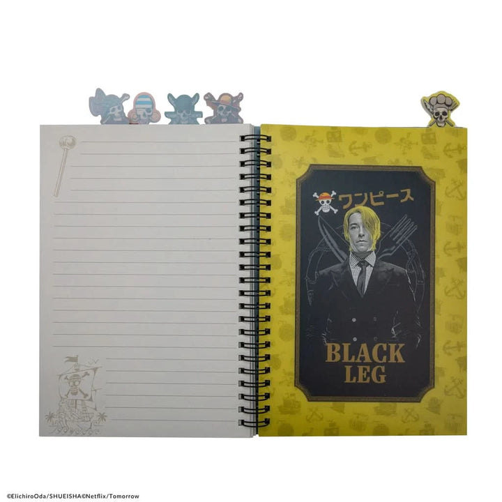 One Piece Straw Hat Pirates Tabbed Notebook CR5192