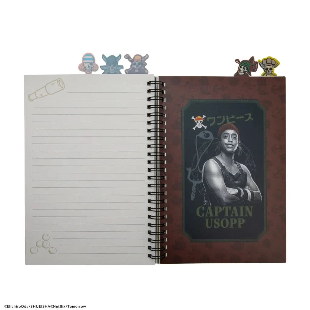 One Piece Straw Hat Pirates Tabbed Notebook CR5192