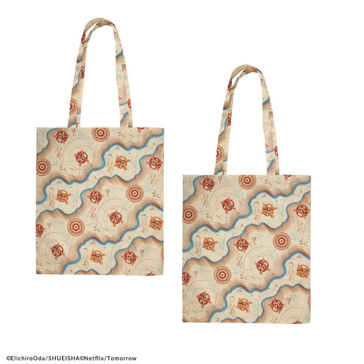 One Piece Grand Line Map Tote Bag CR2393