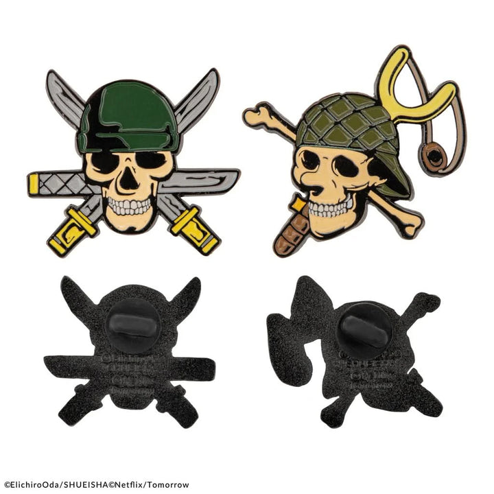One Piece Pin Set Of 2 Zoro & Usopp CR3293