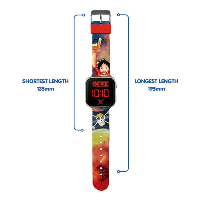 Anime One Piece Led Red Watch OP00006