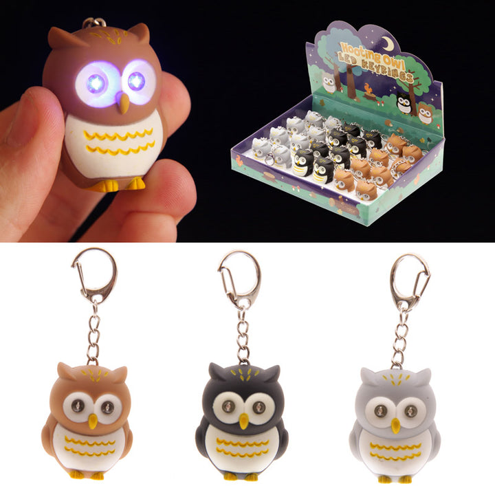 Hooting Owl LED Keyring with Sound OWL24