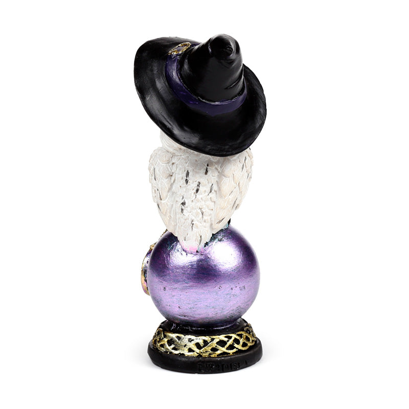 Wise Old Magical Owl on Iridescent Orb OWL52