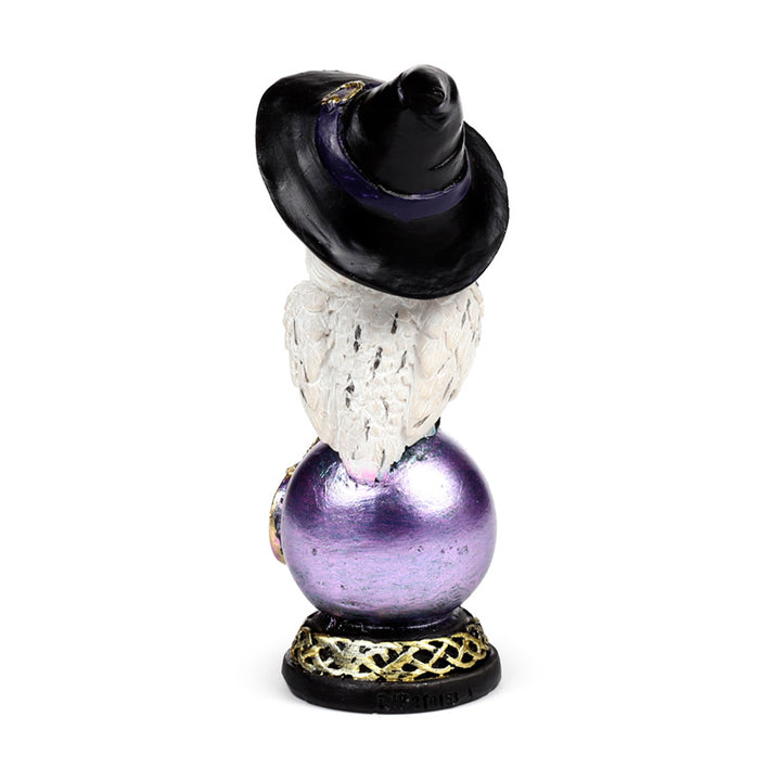 Wise Old Magical Owl on Iridescent Orb OWL52