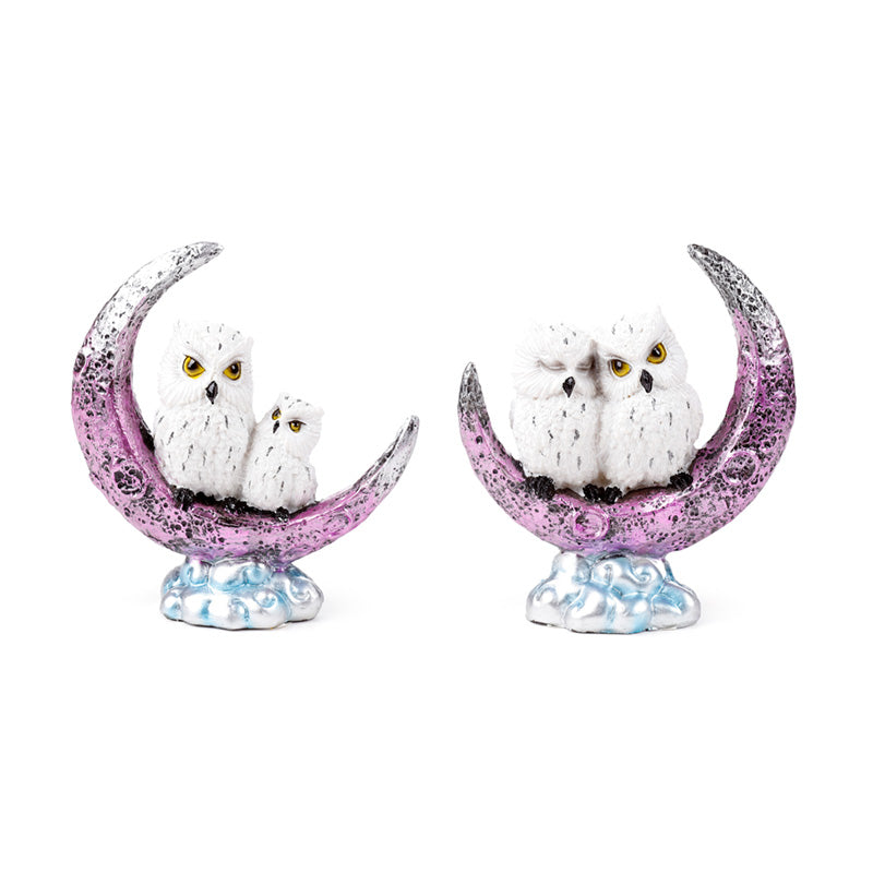 Wise Old Magical Owl Crescent Moon OWL56