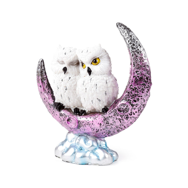Wise Old Magical Owl Crescent Moon OWL56